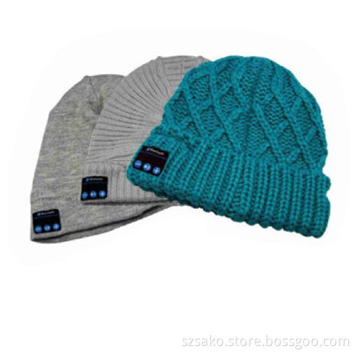 Winter Music Hat with Bluetooth 3.0, Knitted Materials